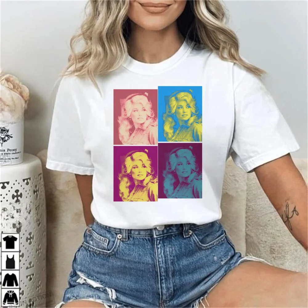 Dolly Parton shirt shoujo harajuku grunge meme clearance sales gyaru t shirt Psychedelic aesthetic manga clearance sales scene