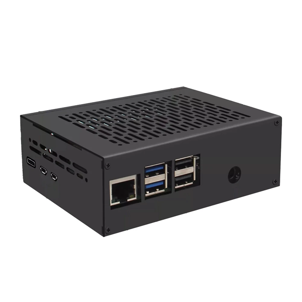 

AIAI X1011 PCIE To M.2 NVME SSD Expansion Board+Case For Raspberry Pi 5 Support 4Xssd For 2280/2260/2242/2230 M.2 NVME SSD