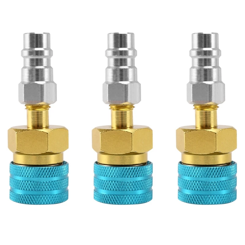 

A48P-3X R1234yf To R134A Low Side Quick Coupler, R12 To R134A Hose Adapter Fitting Connector