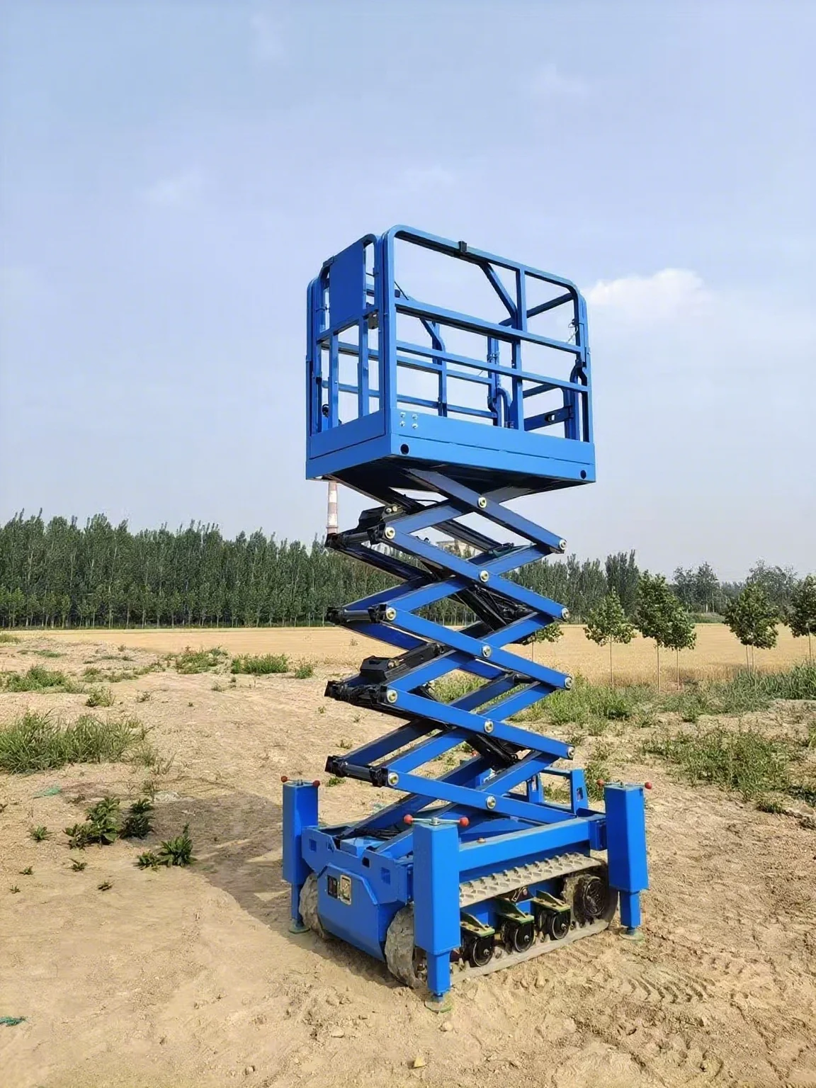 Customized Hydraulic Electric Scissor Lifts/ Mobile Scissor Lift Platform For Aerial Work