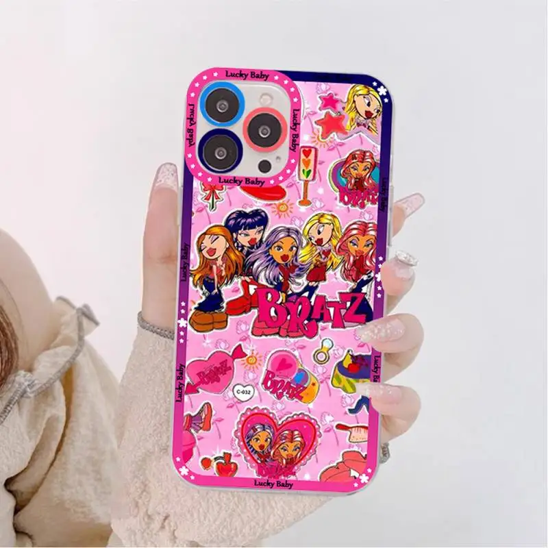 lovely Doll Bratz Phone Case for iPhone 11 12 13 Mini Pro Max 14 Pro Max Case shell