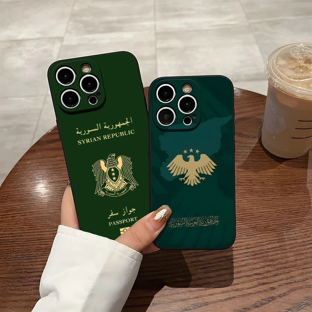 

Syria Syrian Arab Republic Phone Case For iPhone 17 16 15 11 12 14 13 Pro Max Mini X XS XR 7 Plus 16E Air Shockproof Soft Cover