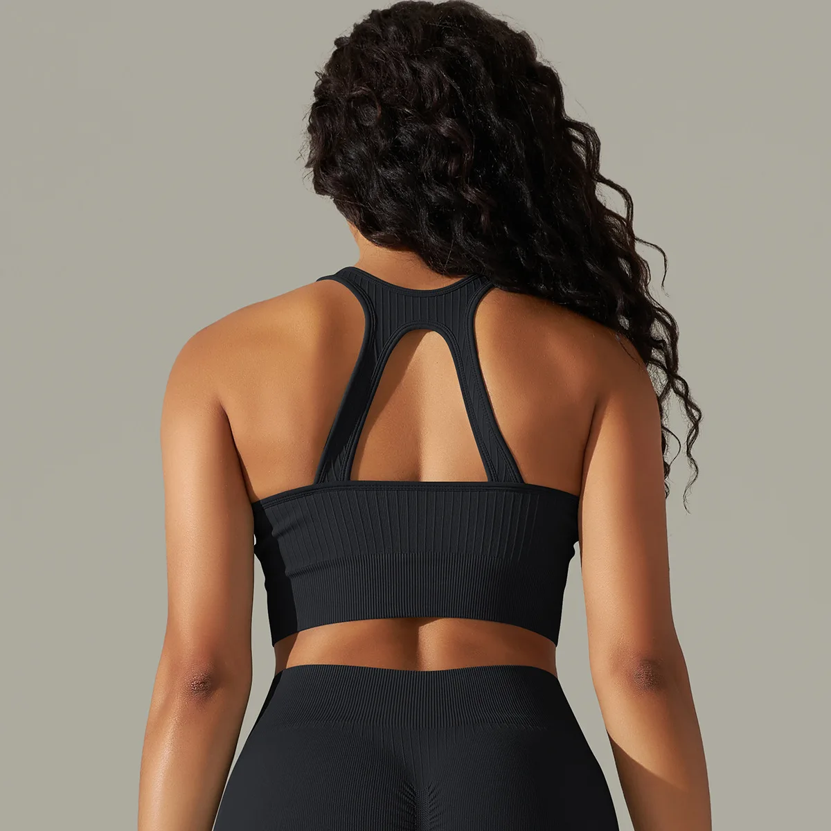 New Seamless Yoga Tops Fitness Sports Bra For Women Push Up Backless Padded Running Gym Training Underwear Workout Crop Tops Bra