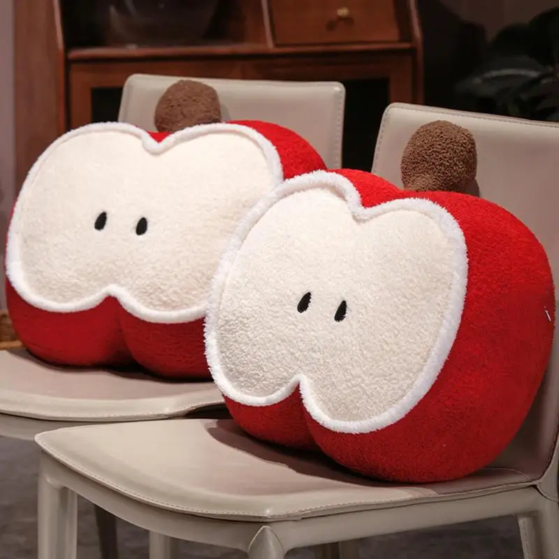 Plush Fruit Pillows Fruit Pillows For Couch Adorable Lumbar Spine Waist Supporter Cartoon Comfortable Stuffed Hugging Toy