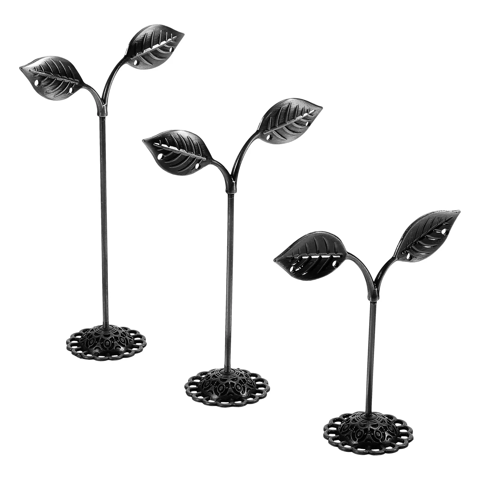 

Набор из 3 подставок для серег: железная полка для украшений, устойчивая подставка, декоративный держатель для ключей, многофункциональное украшение для дома