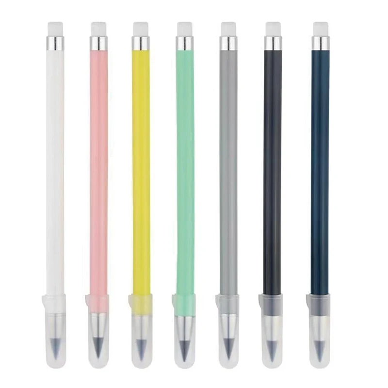 7Pcs Inkless Pencil Reusable Teens Pencils Forever Pencils Practical Inkless Pencils Drafting Supplies