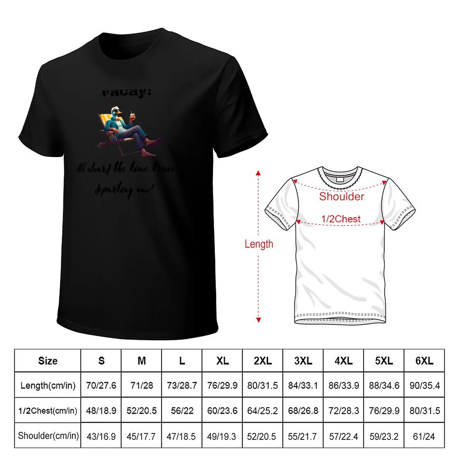 Vacay! T-Shirt kawaii clothes graphics oversizeds men workout shirt