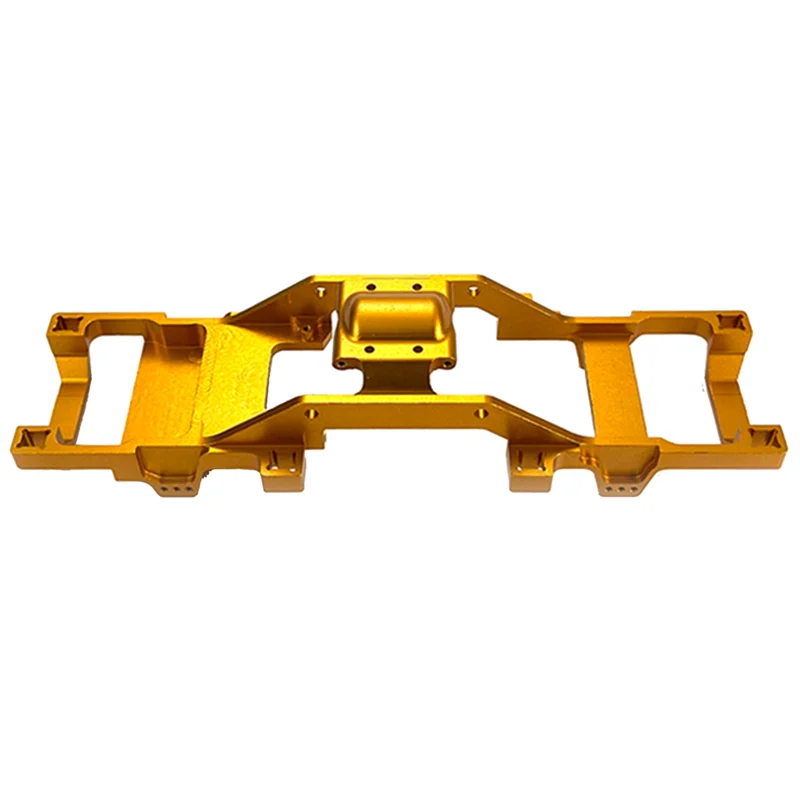 AS96-For FMS 1/24 Xiaoqi FCX24 Remote Control Car Spare Parts Metal Upgrade Modification Frame Chassis Frame Gold Outfit