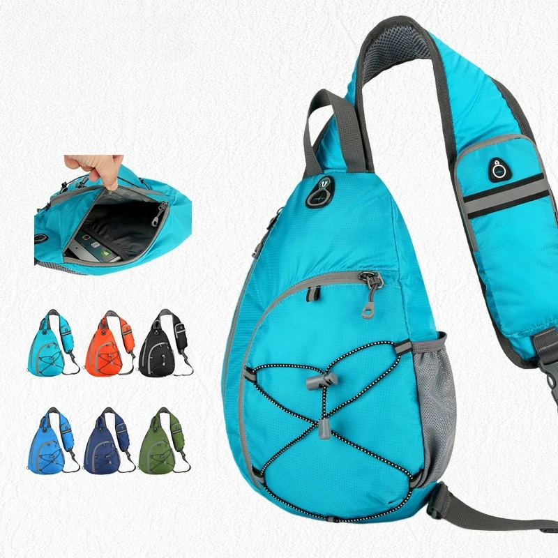 

New men's chest bag multifunctional outdoor convenient sports backpack wear-resistant splash large capacity crossbody bags