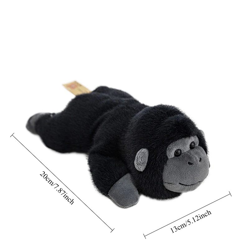 Juguete de peluche de chimpancé, muñeco de peluche de gorila, decoración de oficina, Animal relleno de dibujos animados, juguete de peluche, decoración del hogar, regalo para amigos