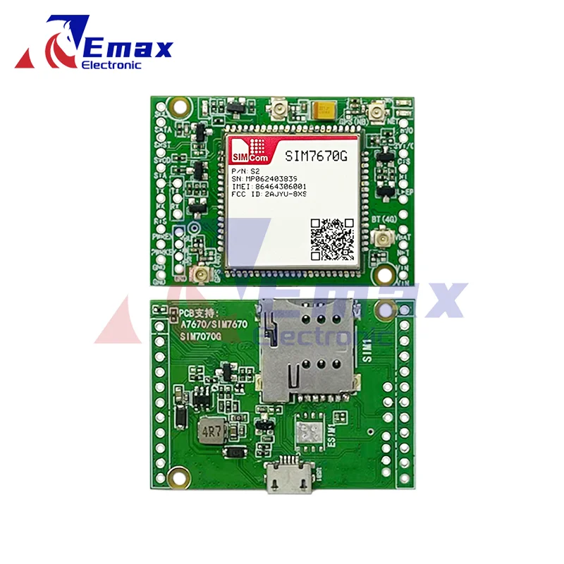 SIMcom SIM7670G  CAT1 Core Board LTE CAT1+4G+GPS SIM7670G  with GPS antenna
