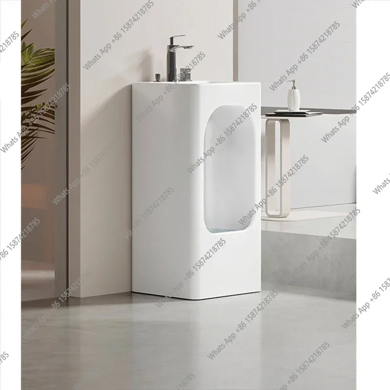 B MX Household Mop Pool Integrated Column Basin Bathroom Balcony Floor-standing Wash Basin New Multi-functional Foot Bath
