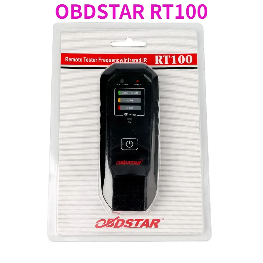 Best OBDSTAR RT100 Remote Tester Frequency Infrared IR RT 100For 300Mhz-320Mhz/434Mhz/868Mhz with Top Quality