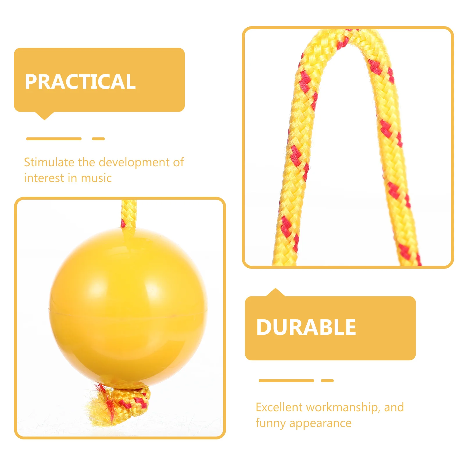 

Sand Ball Hand-Eye Coordination Rhythm Sand Hammer Educational Musical Instrument Fun Rhythm Shaker Maracas Plaything