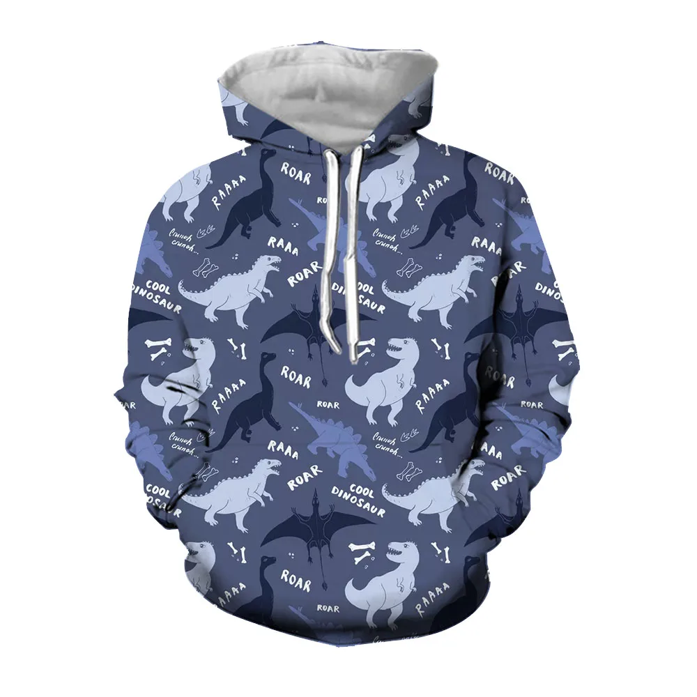 Jumeast 3D Animal Dinosaur Printed Men Hoodies Marine Camouflage Harajuku Fashion Casual Hoody Military Coats Streetwear Clothes