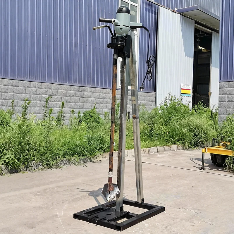 Customized Electric Water Well Drilling Rig Handheld Type High Power 60m Drill For Rural Water Supply And Livestock Farming