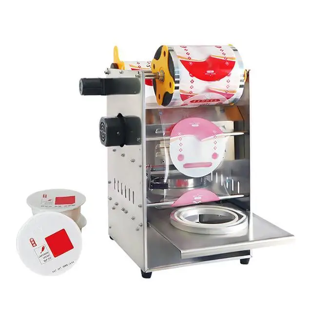 Commercial Full-Automatic Malatang Bone Soup Sealing Machine with Round Bowl for Catering & Restaurants