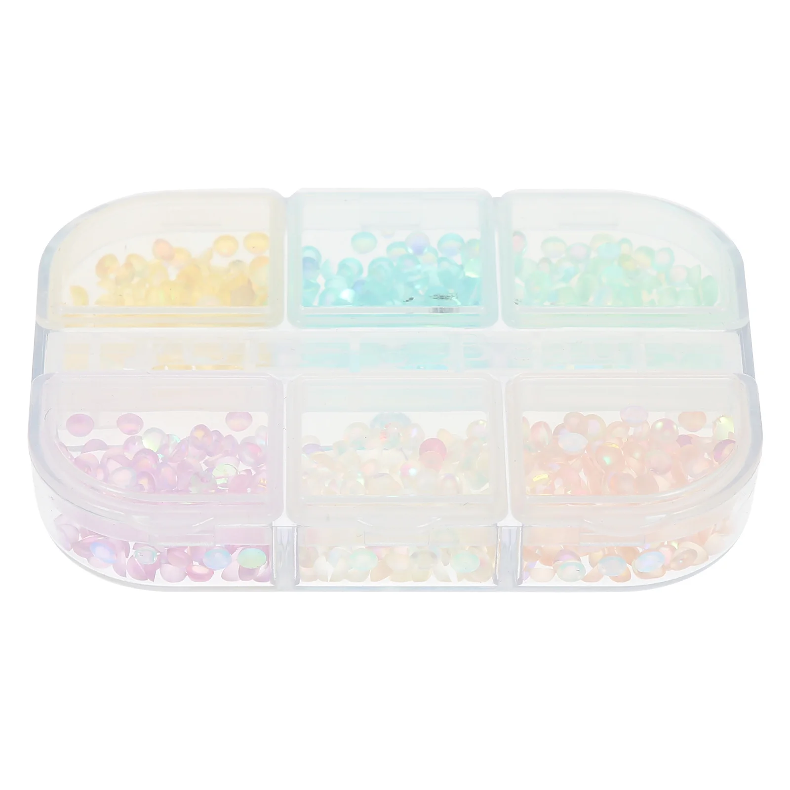 1 Box Of Mermaid Pearl Decorations Resin 3D Nail Art Diy Charms Manicure Accessories For Salon Home Use Nail Art Decor