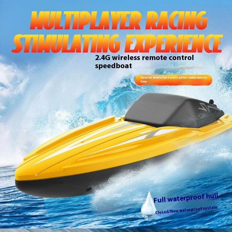 35 CENTIMETRI Grande Barca Da Corsa RC Radiocomandato SpeedBoat 30 Minuti di Guida RC Nave Barca Giocattolo Impermeabile Estate Acqua Ragazzo Regali Del Capretto giocattoli RC