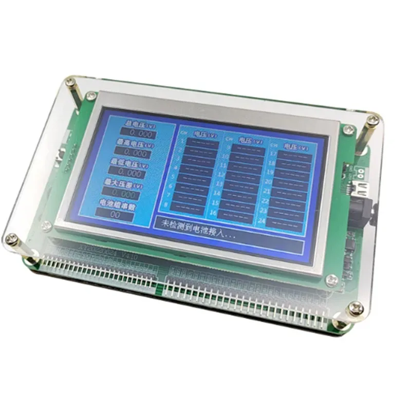 

1S - 24S Lithium Battery Pack Single Cell Voltage Tester Measurement Every Series Volt Li-ion Lifepo4 LTO 3mv LCD Screen Display