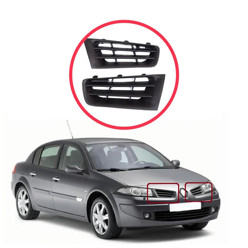 WF-Bumper Grille 7701476893 Grille Panel For Renault Megane MK2 Vent Grille Front Bumper Grille