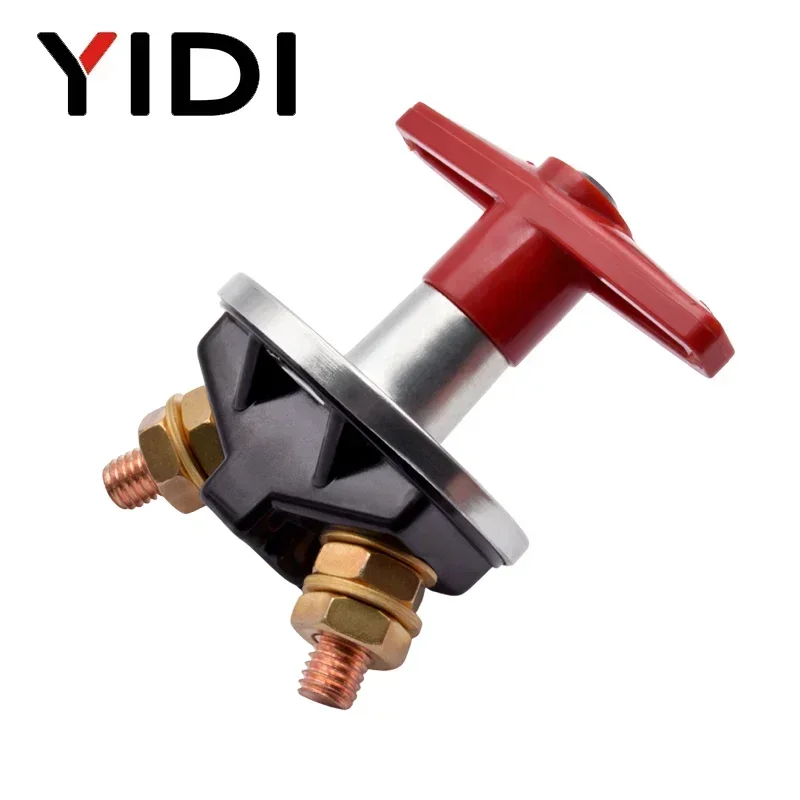 300A Truck Car Battery Power Switch, Fixed Key Disconnect Isolator Circuit Breaker Main Switch Master Cut Off Kill Switch Key