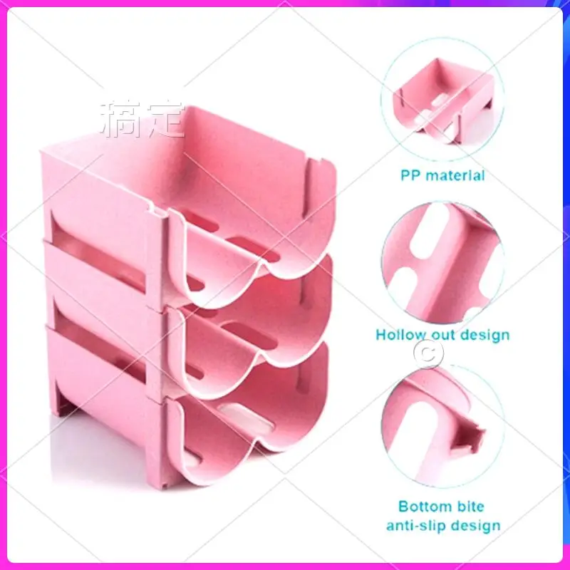 

NEW-3Pcs Beer Holders Soda Can Holder Beer Holder Bottle Storage Rack Hanger Refrigerator Organizer Durable Easy To Use Blue