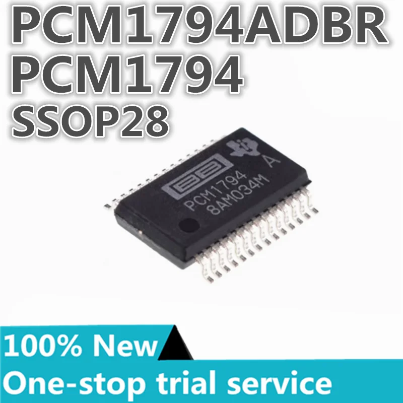 

2-100pcs %New PCM1794ADBR PCM1794ADB PCM1794 PCM1794A SSOP28 Original audio decoding IC chip