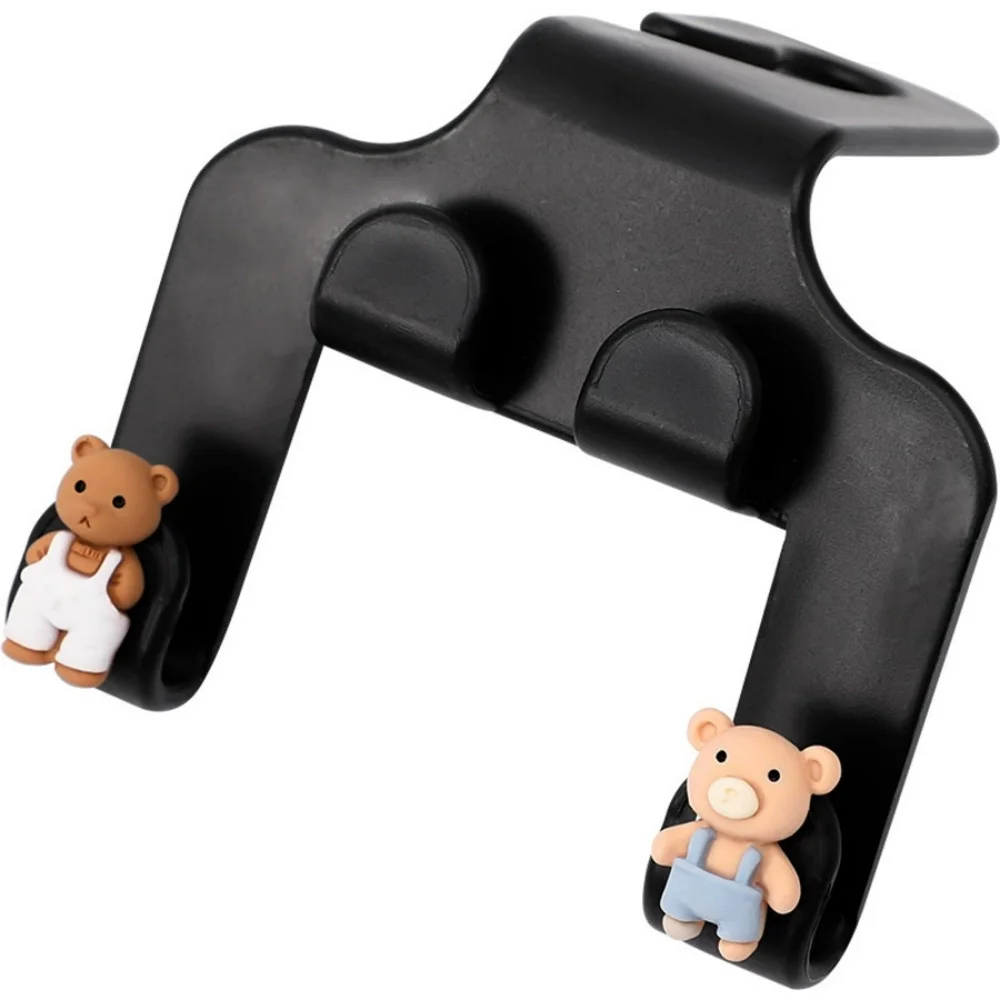 2 قطعة مقعد السيارة الخلفي تخزين هوك أربعة في واحد قوي هوك لطيف الكرتون تيدي بير أرنب Abs المواد هوك