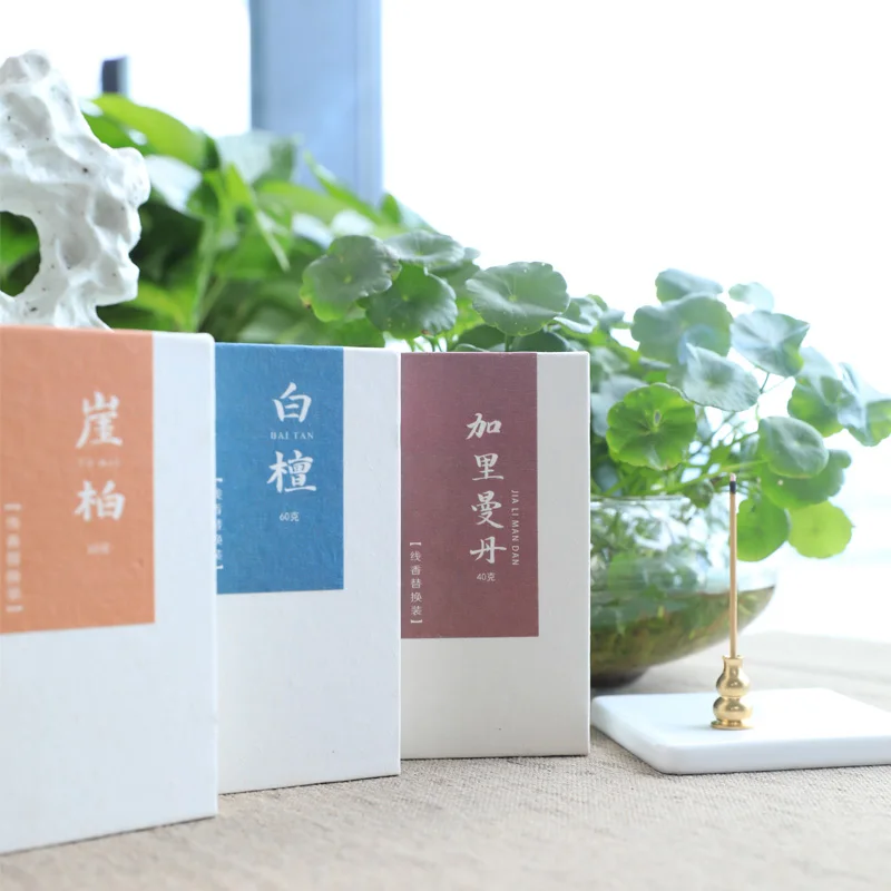 Natural Sandalwood Incense Traditional Home Indoor Soothing and Sleep-inducing Short Fragrance Eliminating Odors Joss Stick