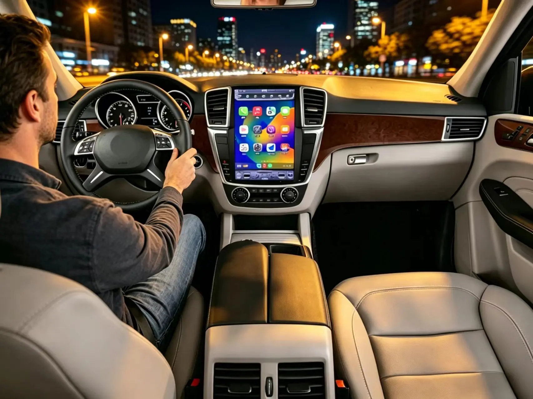 

Для MERCEDES-BENZ GL ML W166 ML300 350 400 500 2012-2016 Carplay автомобильный радиоприемник GPS-навигация WIFI 5G головное устройство