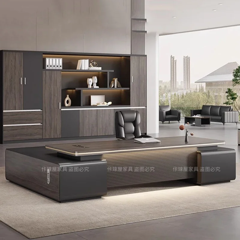 

Luxury Nordic Office Desk Wooden Standing Bedroom Drawer Office Desk Organizers Design Multifunctional Ufficio Home Furniture