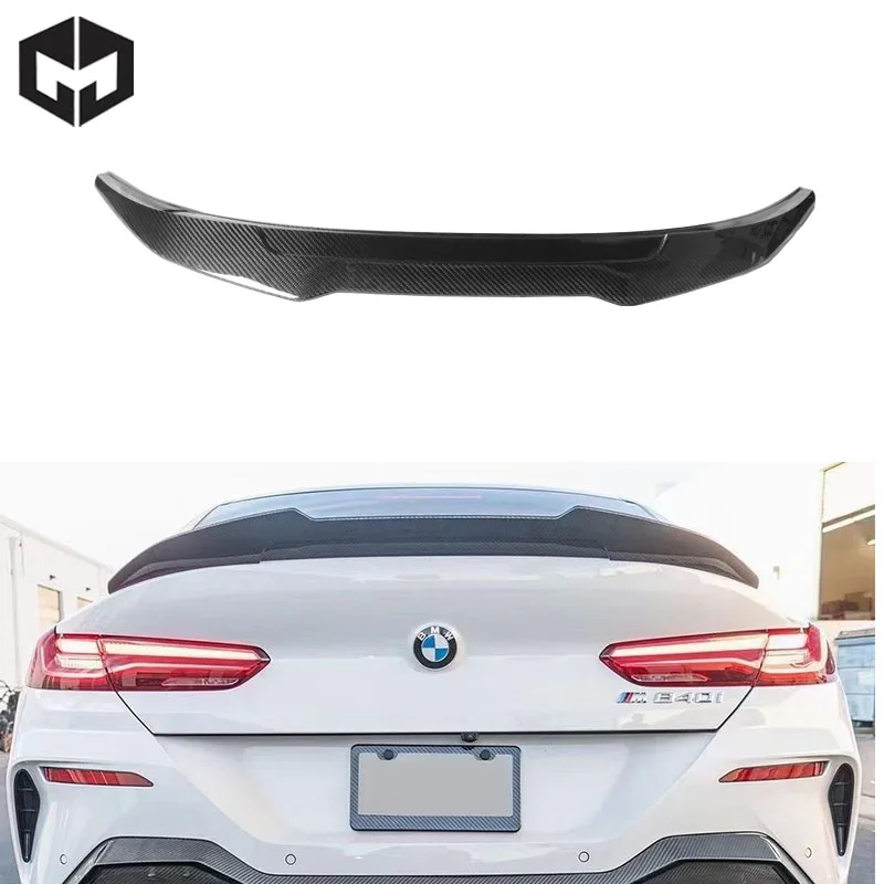 NEW 8 Series Carbon Fiber G15 Rear Spoiler Lip For BMW G16 G15 G14 840i M850i M Sport 21-23