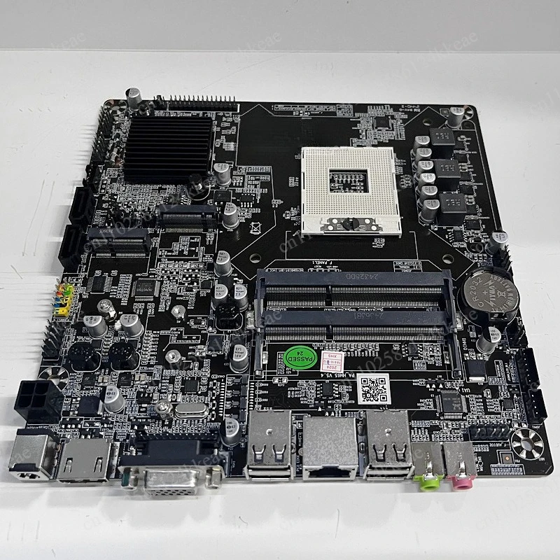 ITX industrial control main board HM65 dual memory slot DDR3 mini board PGA988 second and third generation CPU all-in-one