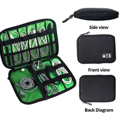 Cable Organizer Storage Bags System Kit Case USB Data Cable Earphone Wire Pen Power Bank Digital Gadget Devices Travel Bags