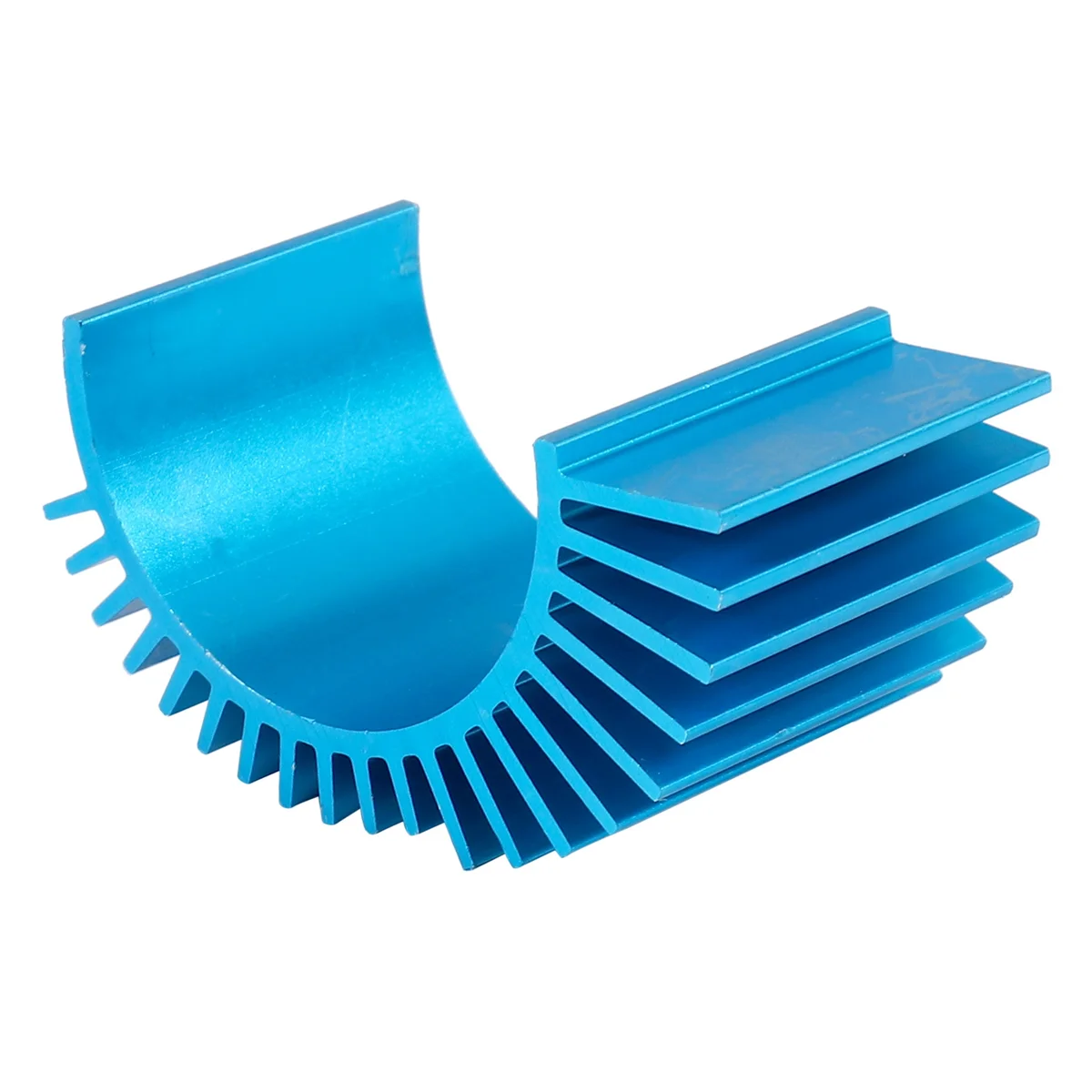 Radiador del motor de los recambios 540 550 del coche de control remoto para Wltoys 12428 12423 A959-B A969-B A979-B A929-B azul