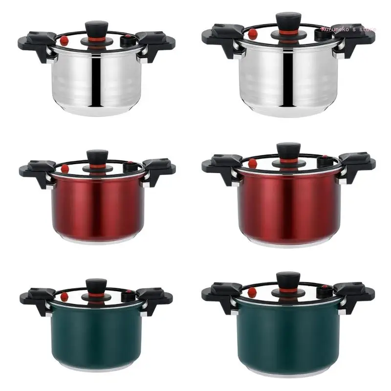 

Peactical Pressure Cooker Large Capacity Safe Cooking Utenils for Outdoor Camp