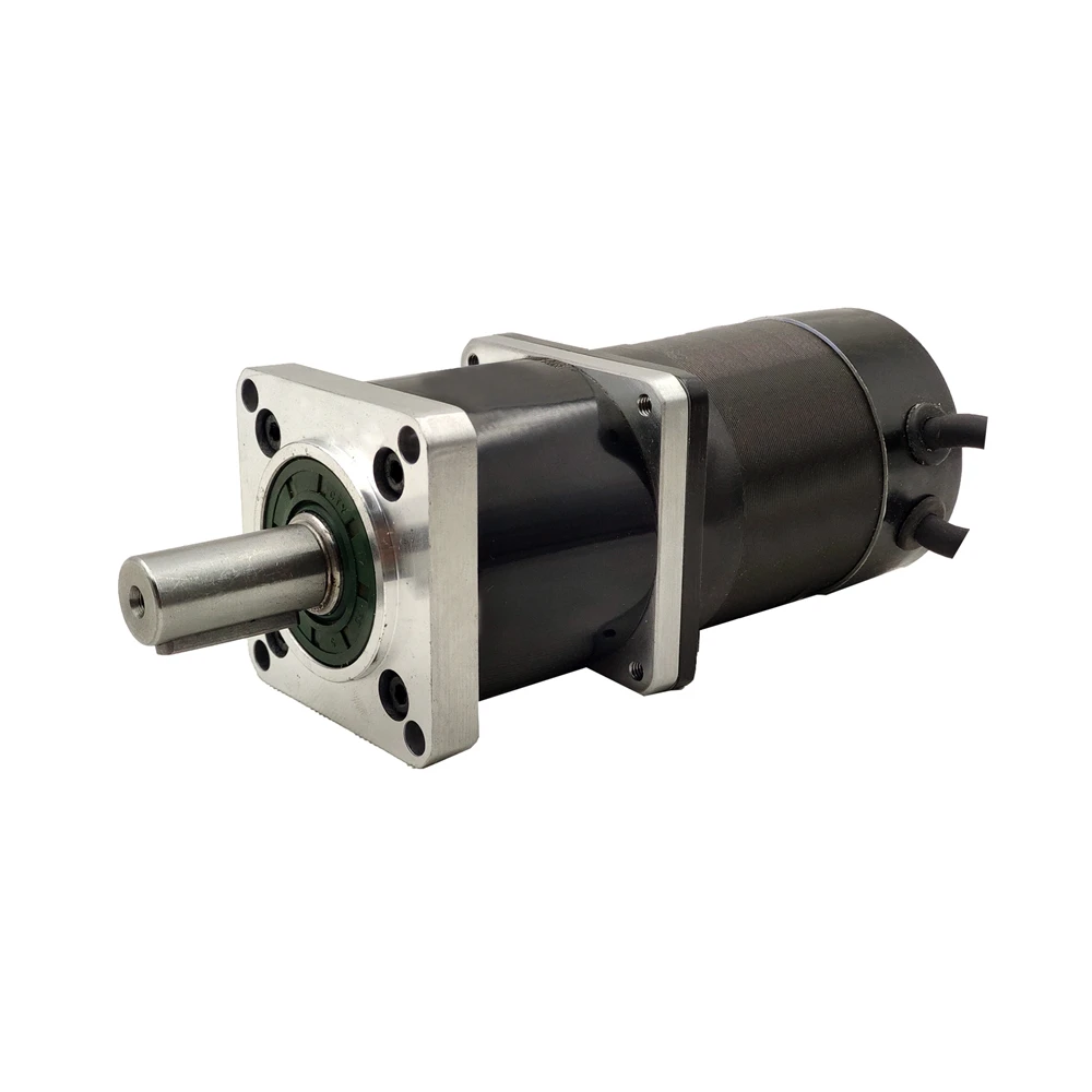 

100W 57mm Brushless DC Motor 24V with Planetary Gearbox Ratio 4:1/5:1/10:1/16:1/20:1/25:1/40:1/50:1/100:1 BLDC 3phase