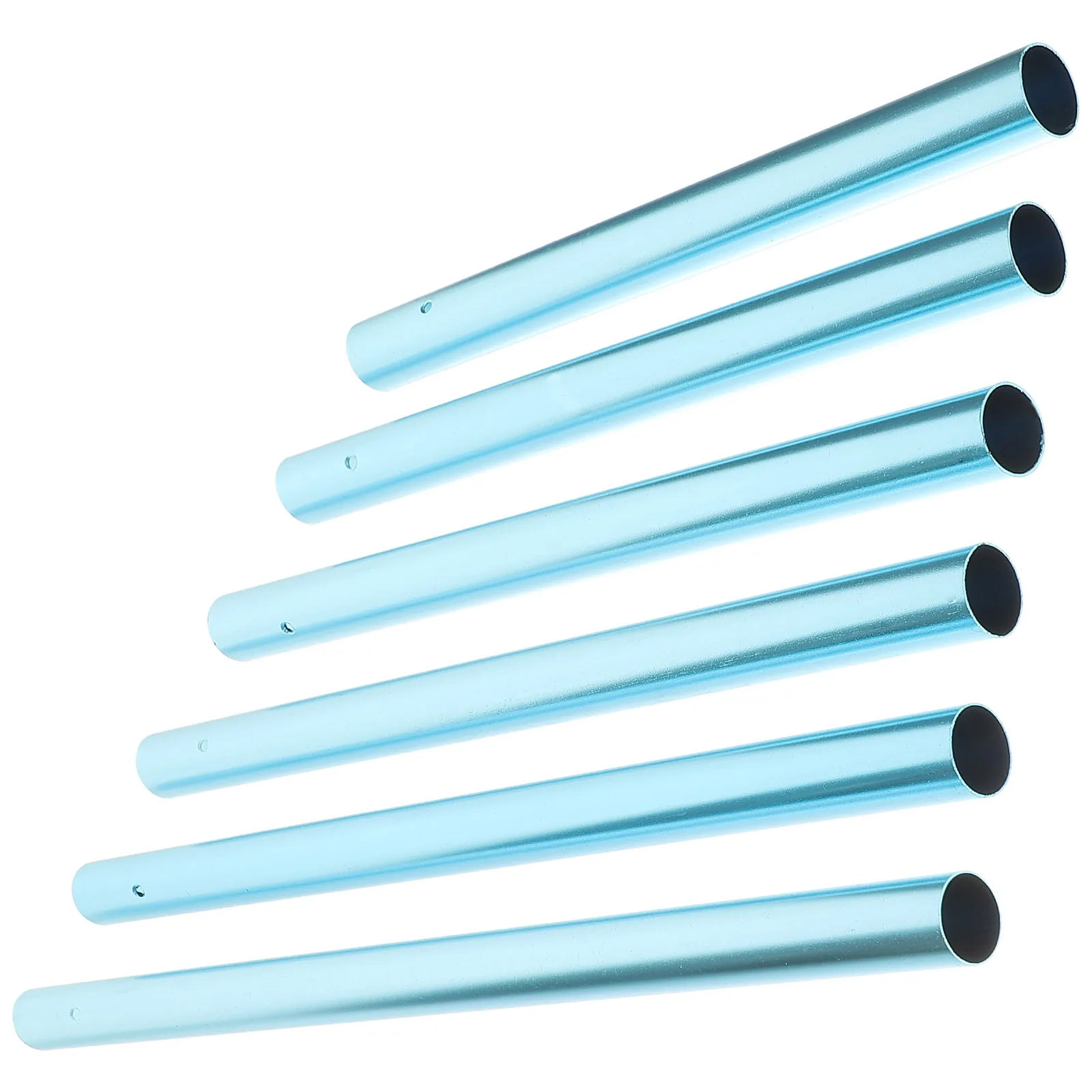 

6pcs Wind Chime Tube Metal Diy Crafting Material For Garden Home Decor Wind Chime Replacement Parts Accessories