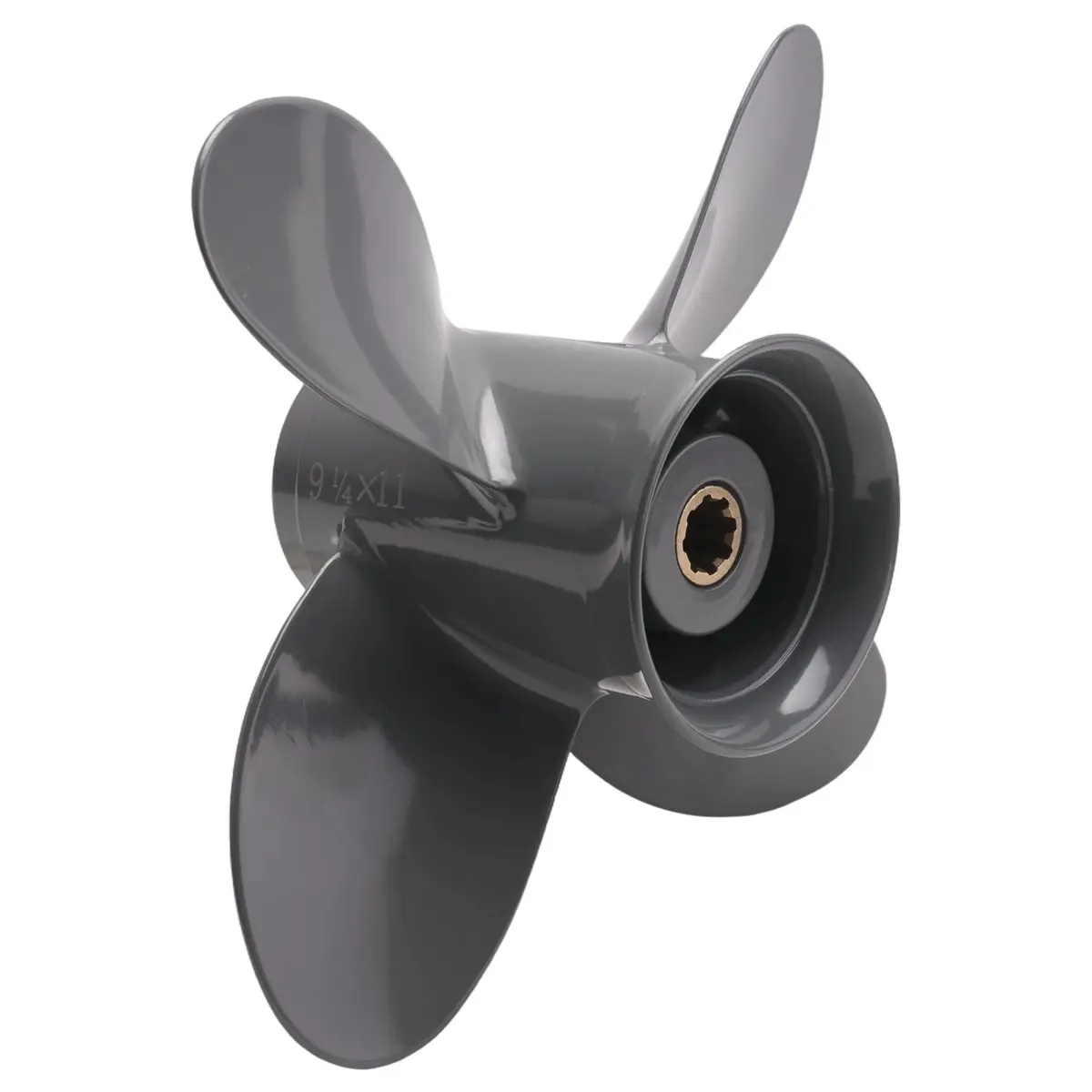 #07S (Gray)Boat Outboard Propeller for Honda Aluminum 8HP-20HP 8 Tooth 4 Blades,Automotive Parts & Accessories