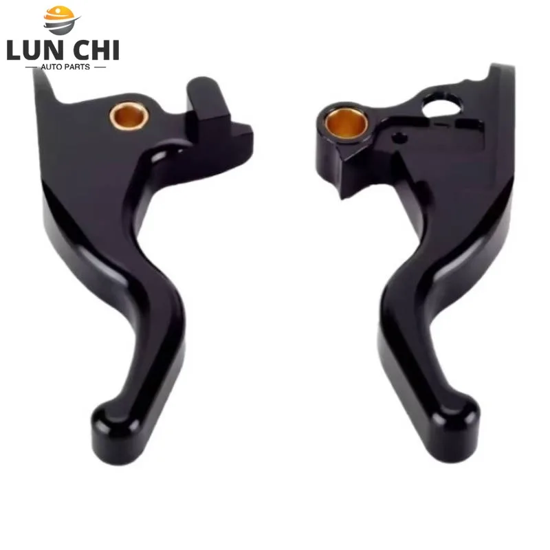 

Черный/серебристый, 2 шт., мотоциклетное оборудование, рычаг сцепления ручного тормоза, тормозной рычаг для Harley Softail Slim S FLSS Fat Boy S FLSTFBS 2016