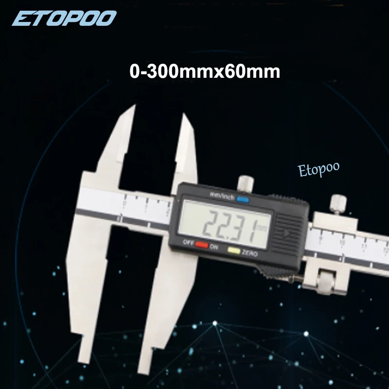 

12 дюймов 0-300 мм x60 штангенциркуль из углеродистой стали с Nip челюсти 300 мм слайдер штангенциркуль 4 способа измерения толщиномер измерителя