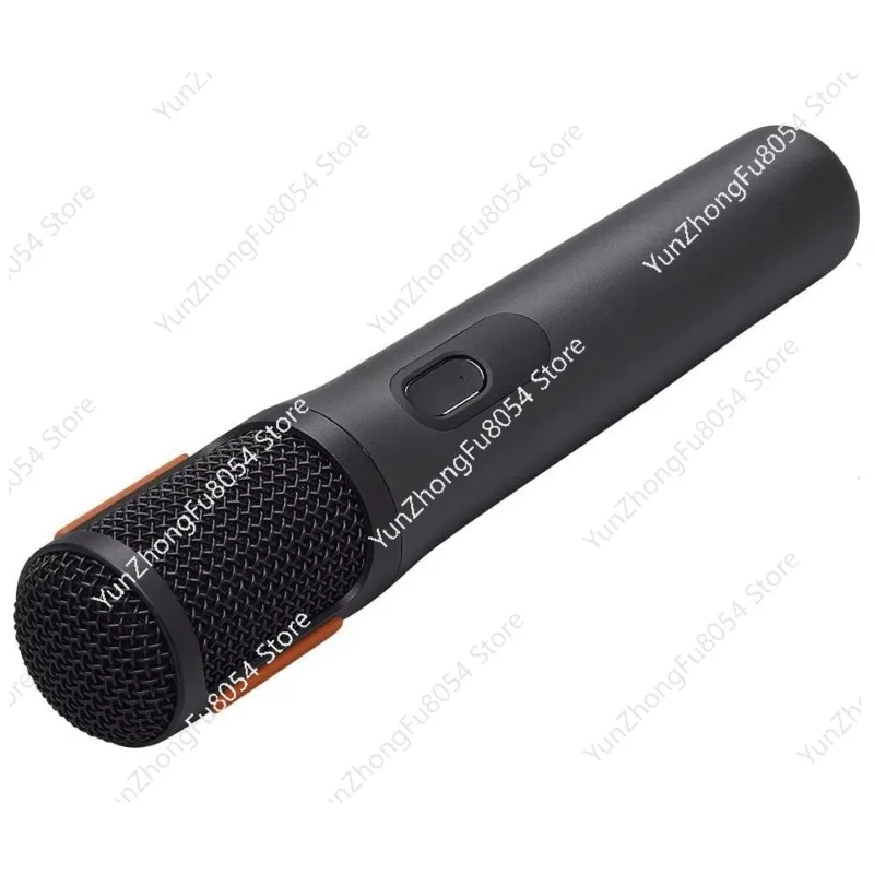 صندوق الحفلات UHF ثنائي القناة لاسلكي قابل لإعادة الشحن نظام ميكروفون محمول واضح صوت C-موصل FM Party #5