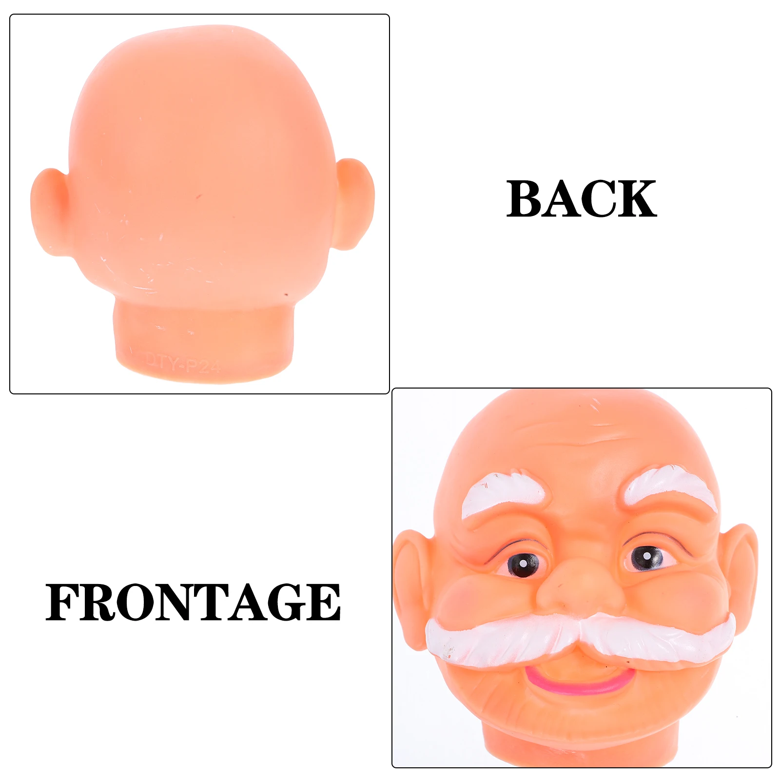 4 قطع DIY سانتا كلوز رئيس الفينيل الحرفية كيت اليدوية عيد الميلاد عطلة زخرفة الطرف الديكور سانتا كلوز رئيس #4