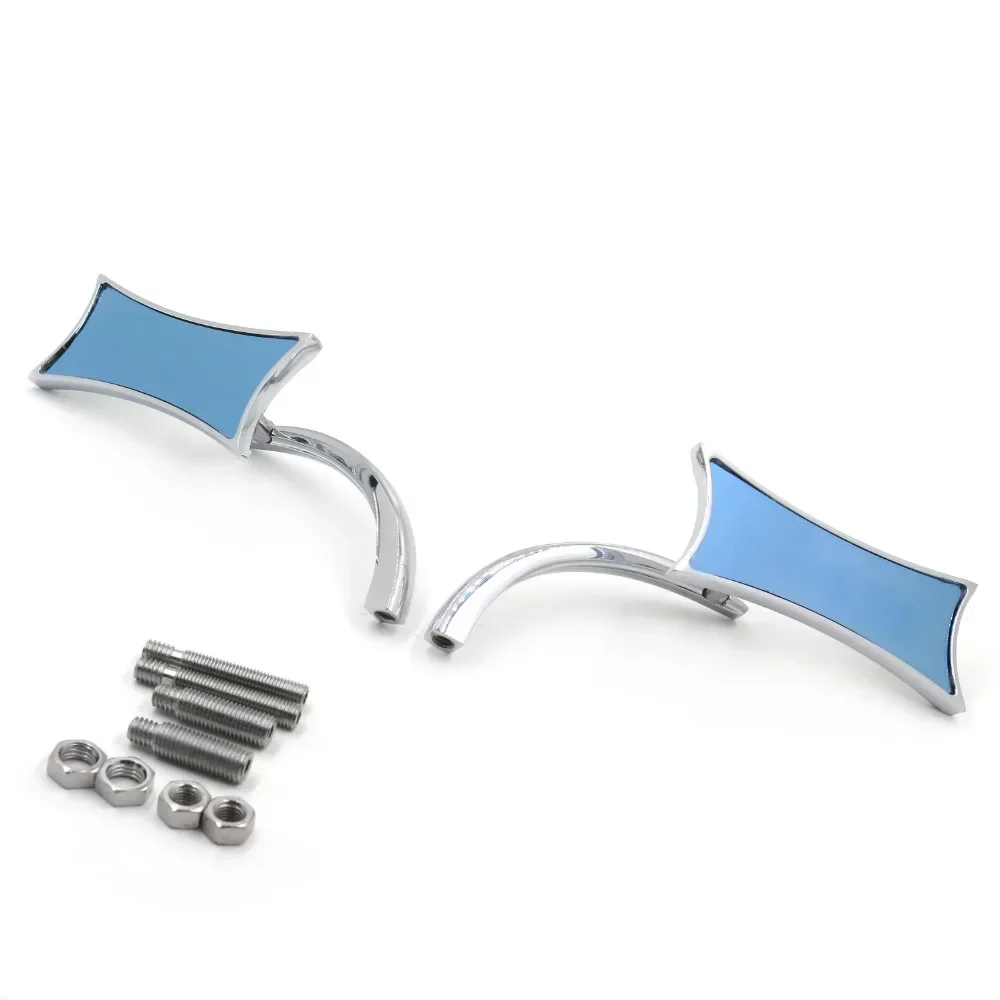 Diamond Rear Mirrors 4-Point Micro Mirrors for Suzuki Honda Kawasaki Victory Harley Davidson Aftermarket Motorcycle Accessories view 5