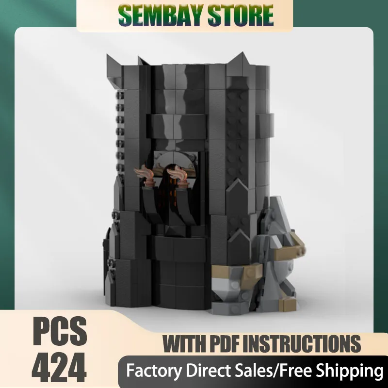 

Magic Rings Model Moc Building Bricks Modular Dur Height Extension Module Technology Blocks Christmas DIY Toy Construction Gifts