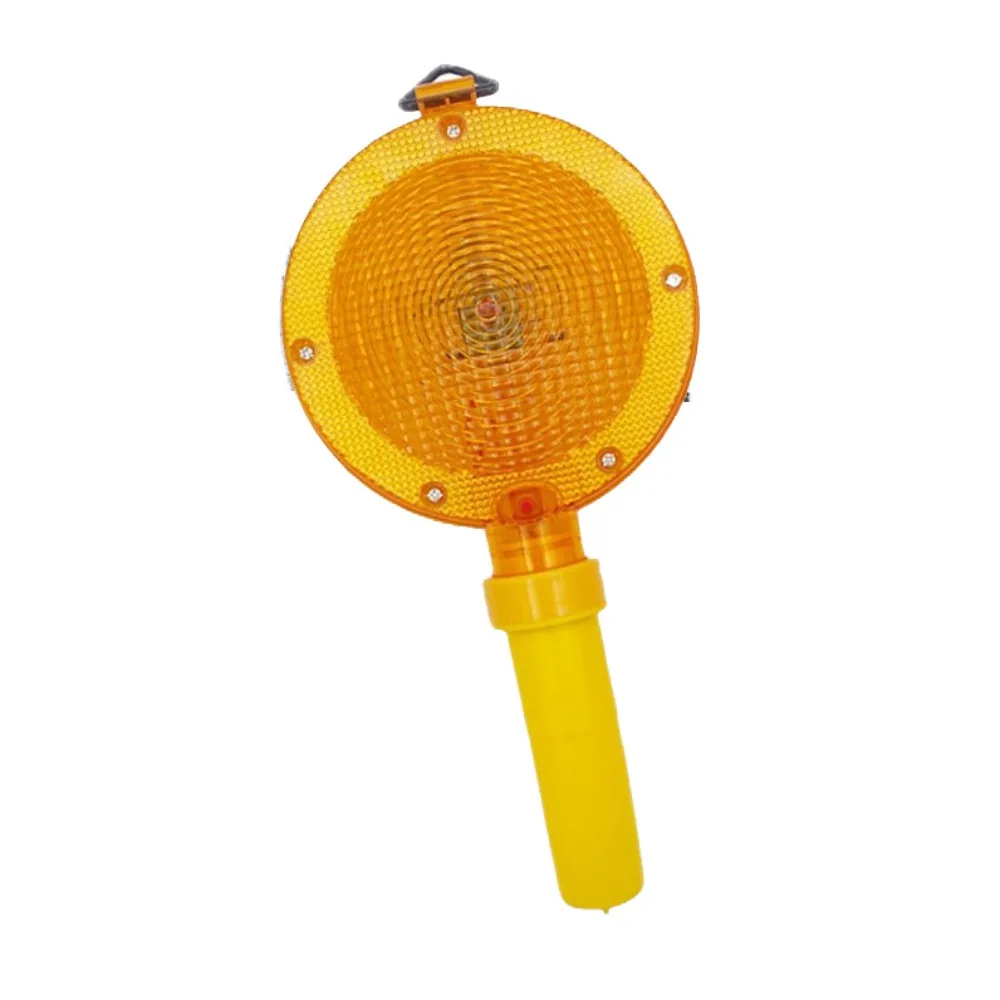 

Waterproof Handheld LED Barricade Light with Hanging Ring Strobe Function Traffic Safety Light LED Light Source High Visibility
