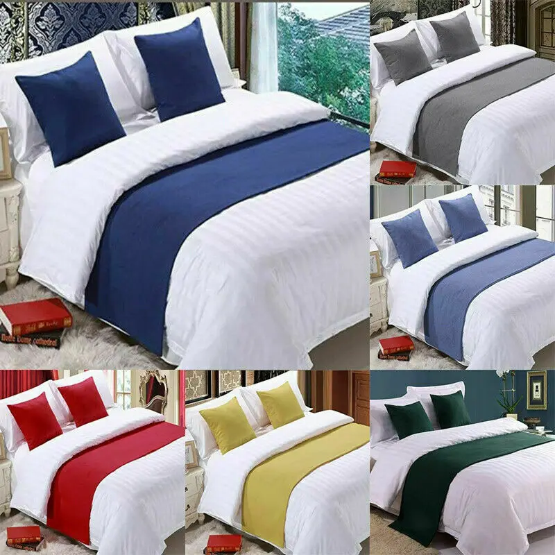 Camino de cama moderno nórdico, colcha de cama, toalla protectora de cola de cama, funda de cama, toalla, decoraciones para el hogar, Hotel y boda