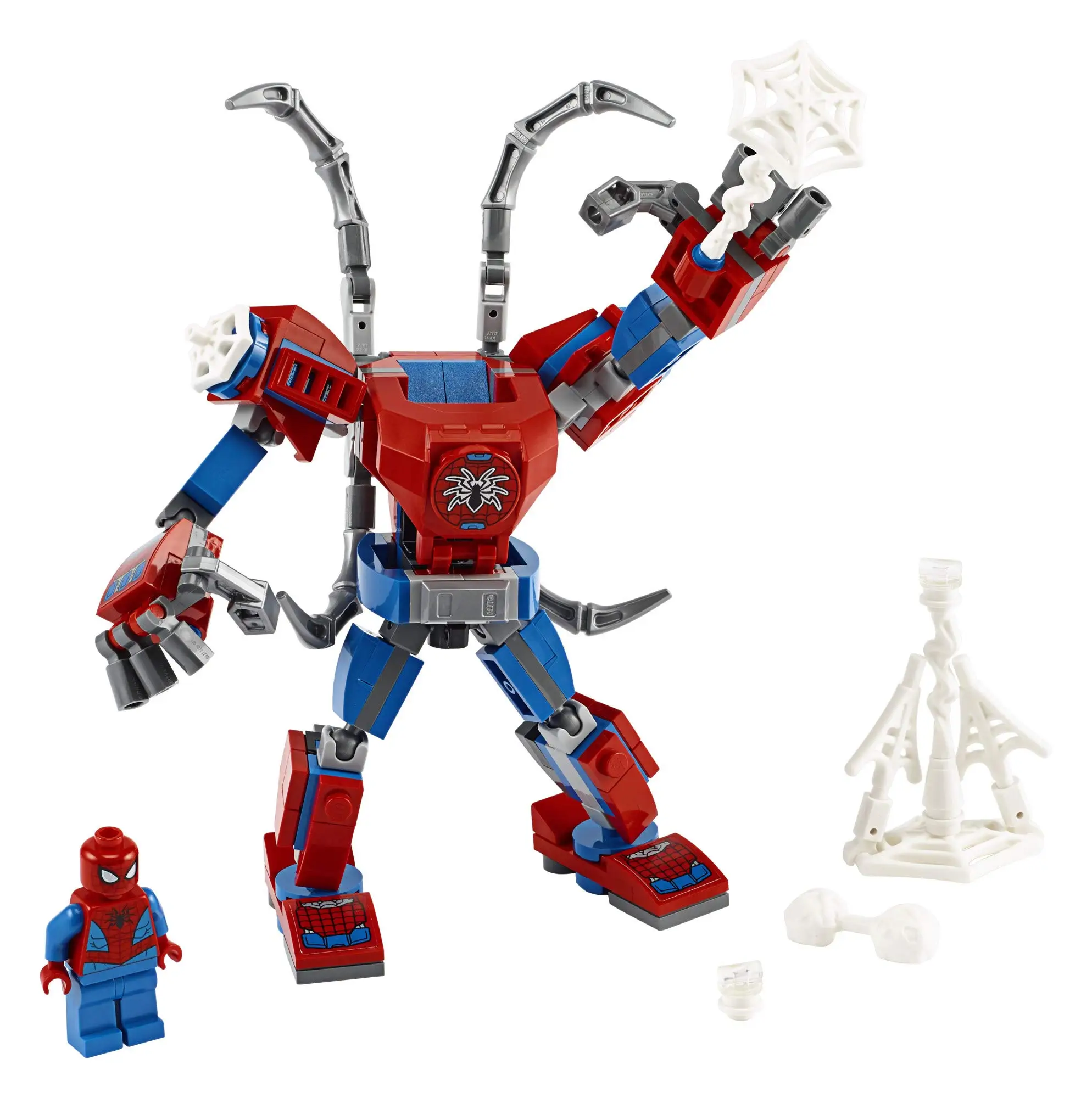 LEGO Marvel Spider-Man: Mech 76146 Superhero Building Bricks Toy Playset with Mech & Minifigure Kids Chirstmas Gift (152 Pieces)