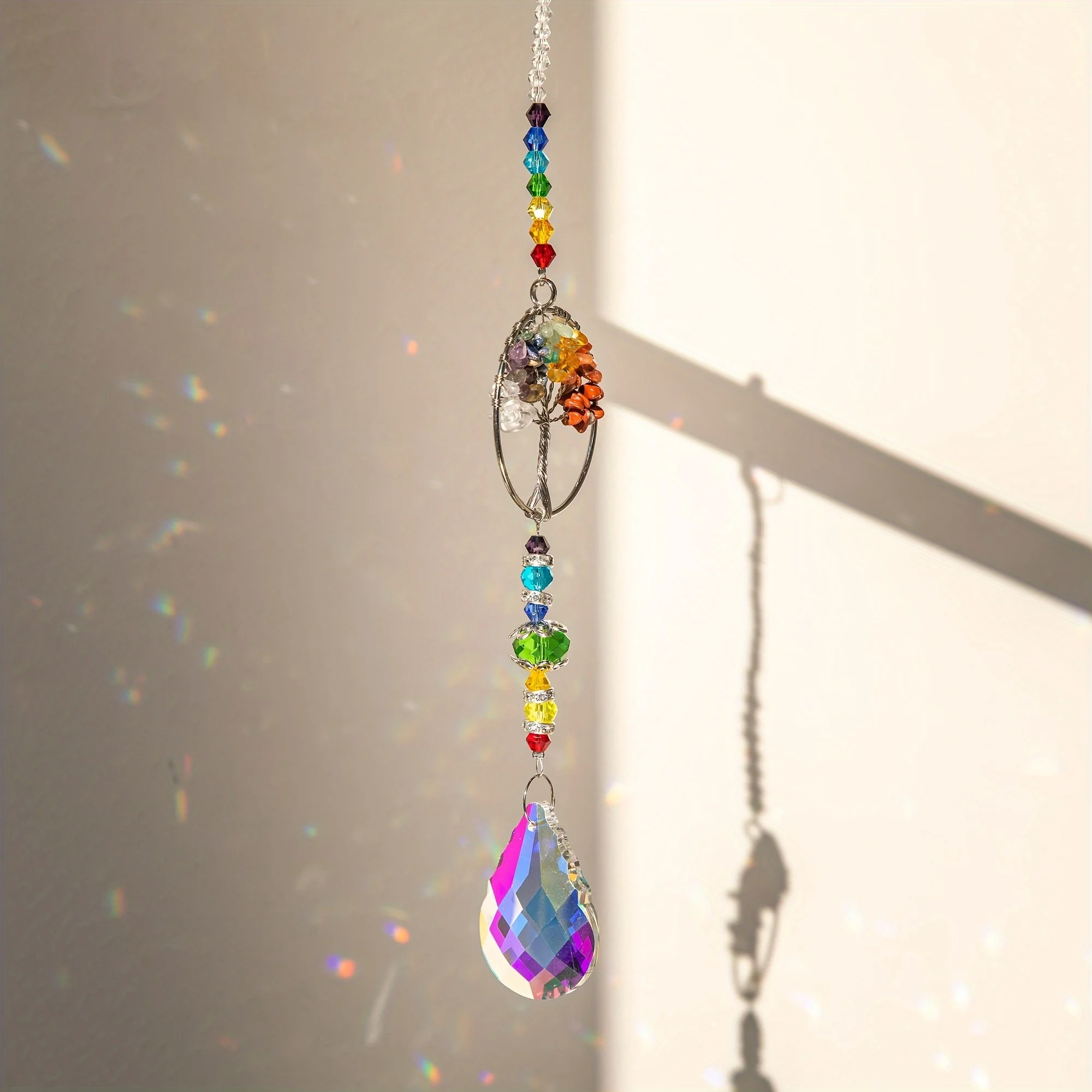 1 piece of Life Tree Sun Catchers Rainbow Makers hanging window decorations for home decor